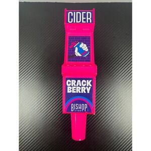 Bishop Cider Crack Berry Beer Tap Handle Arcade‎ Game Design Pink Purple